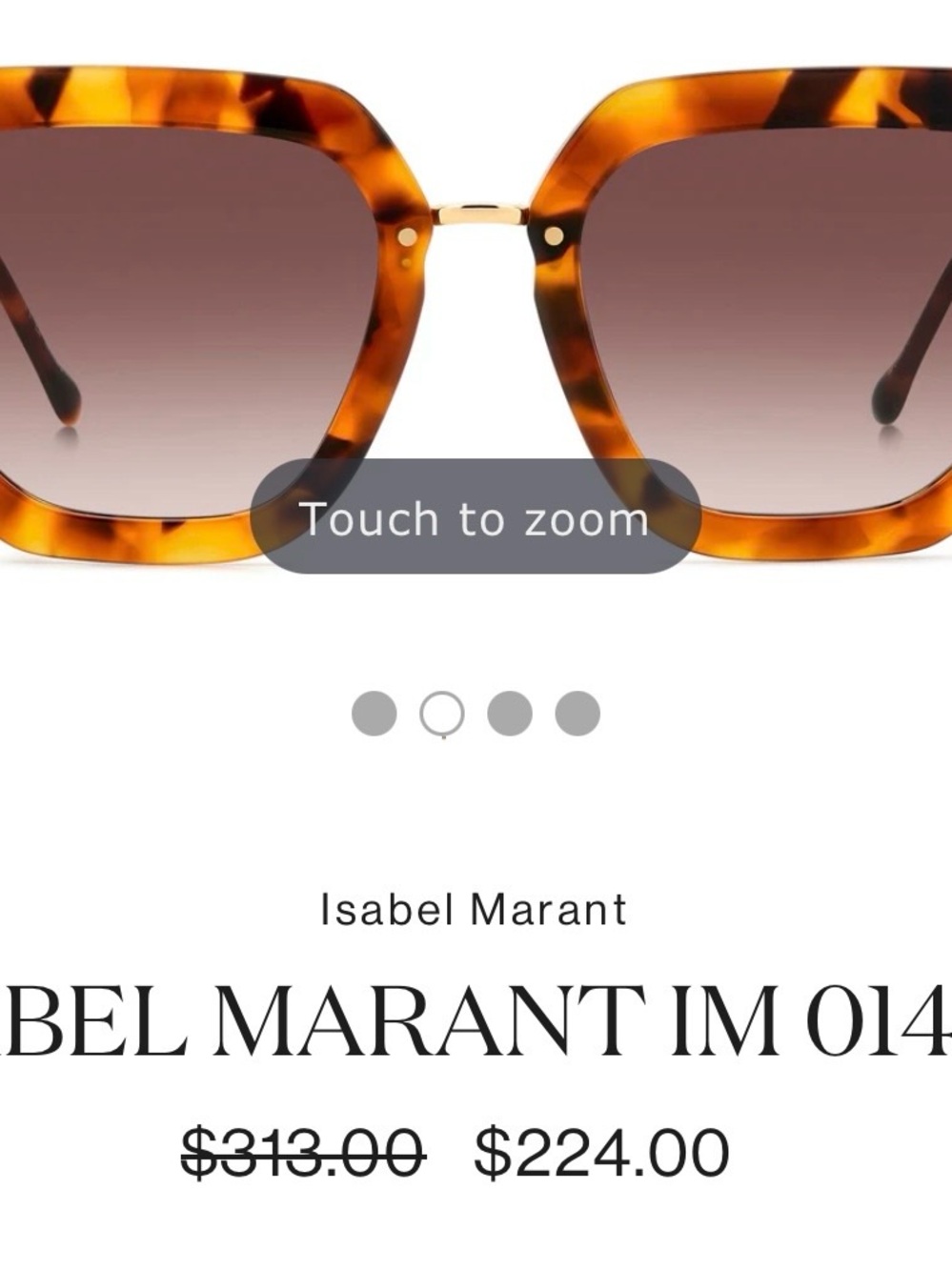 ISABEL MARANT IM 0149/S cat eye NEW glasses in case - Picture 3 of 13